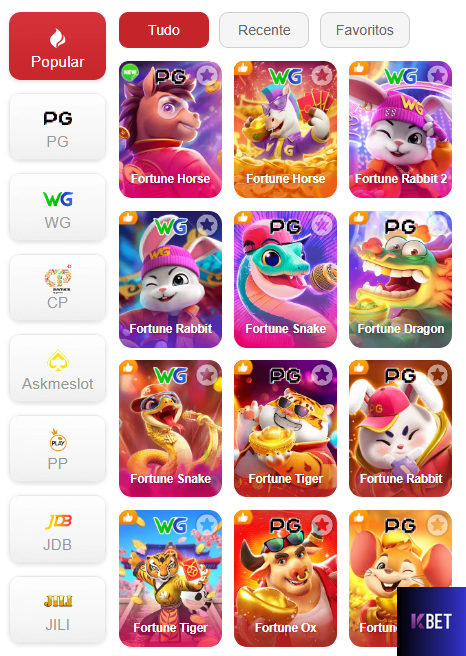 Experiência de Jogos kbet.com